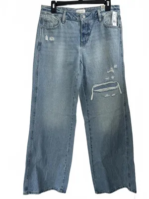 Pacsun Casey Low Rise Baggy Jeans Ripped Indigo NWT Size 27 thumbnail 4