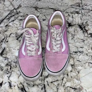 Old Skool‎ Vans -pink/purple- women’s size 7.5 thumbnail 2