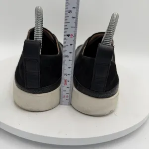 Vionic Zinah Shoes Womens Size 7 Black Leather Suede Slip On Orthotic‎ Comfort thumbnail 5