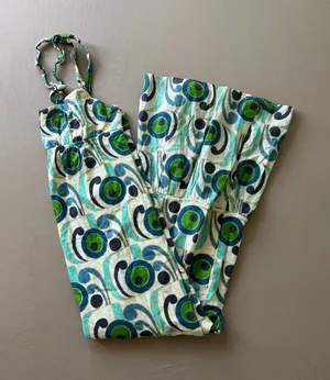 Vintage Notice Retro Printed Cotton Summer Dress thumbnail 1