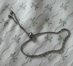 Silver Adjustable Bracelet thumbnail 1