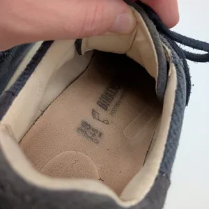 Birkenstock Bend Low Navy Blue Suede Textile Sneakers Womens 38 L7 M5 thumbnail 8
