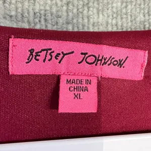 Betsey Johnson Size-XL Midi Dress Burgundy Red Velvet Leopard Print thumbnail 4