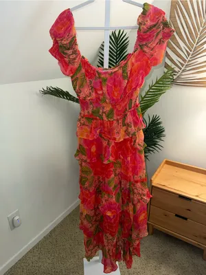 FARM Rio Blooming Floral Maxi Dress M thumbnail 3