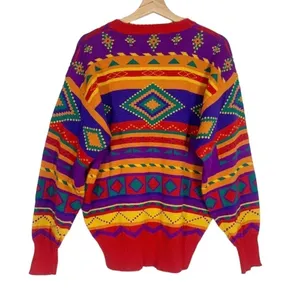 Vintage Meister Retro Southwestern Sweater Size Large thumbnail 4
