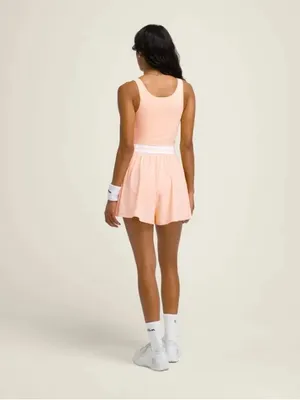 Wilson Women’s Skirty Romper Peach Tennis Golf Pickleball activewear training S thumbnail 2