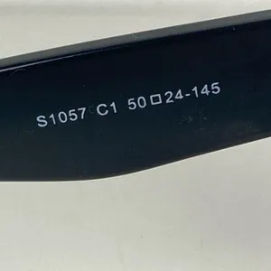 Square Black Sunglasses UVA/UVB thumbnail 10