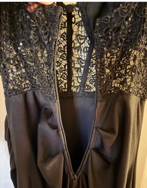 B Darlin Black Lace Bodice Slip Dress size: 3/4 thumbnail 7