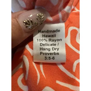 Kamea Designs Women's Hawaiian Mango ʻĀkulikuli Pockets Kawehi A-Line Dress L thumbnail 6
