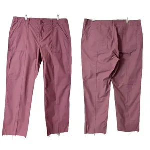 Old Navy Pants Utility Straight Leg Raw Hem Cargo Casual Pink Women’s 14 Plus thumbnail 10