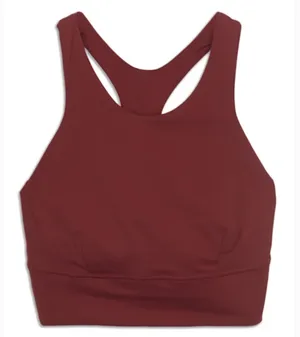 Lululemon Wunder Train Long Line Bra in Mulled Wine thumbnail 1