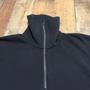 Spanx Women's EUC Black AirEssentials Half Zip Pullover Sz 1X XL Cozy Athleisure thumbnail 6