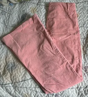 Princess Polly Pink Corduroy Pants thumbnail 1
