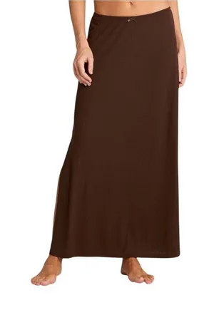 NWT Auden Womens Variegated Ribbed Pajama Skirt 94629562 Brown M thumbnail 1