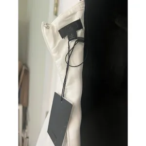 NBD Heera Gown Ivory White Chainmail Silver Metallic Cut Out Maxi Dress Size S thumbnail 6