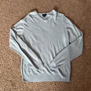 Vintage Dockers Light Blue V-Neck Sweater L thumbnail 2