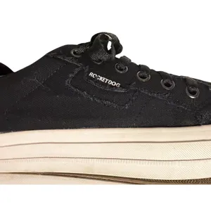 Rocket Dog Jazzin Black Canvas Low Top Frayed Sneakers Womens 9 C317/0721‎ thumbnail 15