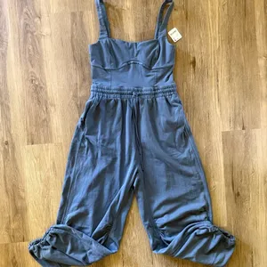 FP Movement by Free People Inbound Onesie NWT XS Misty Blue Sold Out thumbnail 3