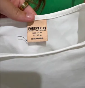 White Tank Top Forever 21 thumbnail 5