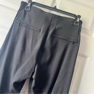 ATHLETA Black SIZE 6 Pull-On Front Seam Side Zip Work Yoga Pants High Waisted thumbnail 6