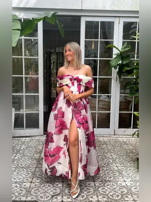 NWT Aje Cordelia Corsetted Maxi Dress In Falling Florals Pink Size 12 thumbnail 12