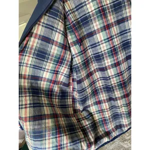 Vintage David Taylor Hooded Raincoat Navy Granola Plaid Lined‎ Warm Cozy Preppy thumbnail 5
