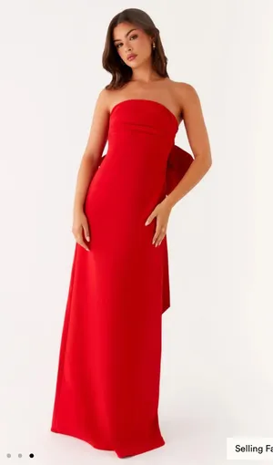 Peppermayo Meredith Maxi Dress - Red thumbnail 1