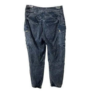 Young Fabulous & Broke Clyde Tencel Cargo Pants Small Blue Grey Cropped thumbnail 7