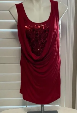 NEW York & Co Red Size M thumbnail 1