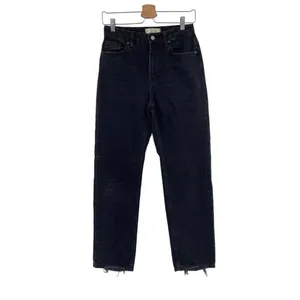 Free People We The Free Dakota Straight Leg Jeans Black Denim Size‎ 25 thumbnail 2