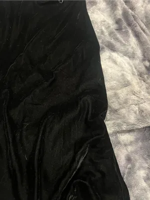 Ralph Lauren Black Velvet A-Line Skirt thumbnail 3