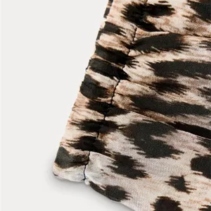Zara Collection Animal Print Shorts thumbnail 4