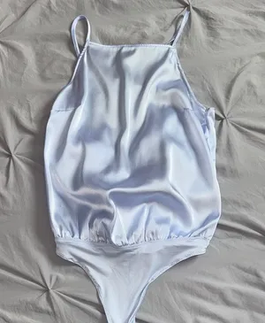 Abercrombie Bow Open Back Satin Body Suit thumbnail 1