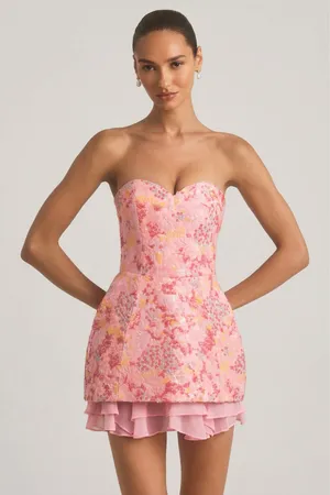 Strapless Mini Dress Oh Polly thumbnail 5
