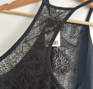Black Urban Outfitters Bodysuit Lace in the front and back thumbnail 5
