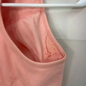 NWOT 90 degree by‎ reflex women’s pink racerback padded sports bra activewear M thumbnail 5