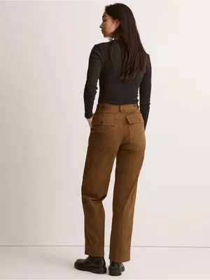 Madewell The Perfect Vintage Wide Leg Utility Pant Women’s 25T Golden Spinach thumbnail 3