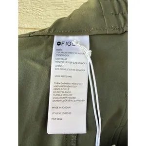 FIGS Women Relaxed Uman Jogger Scrub Pants Olive Green High Waisted Size XXL NWT thumbnail 8