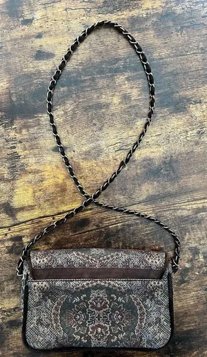 VINTAGE Marcy Avane’ | womens tapestry crossbody bag. thumbnail 5