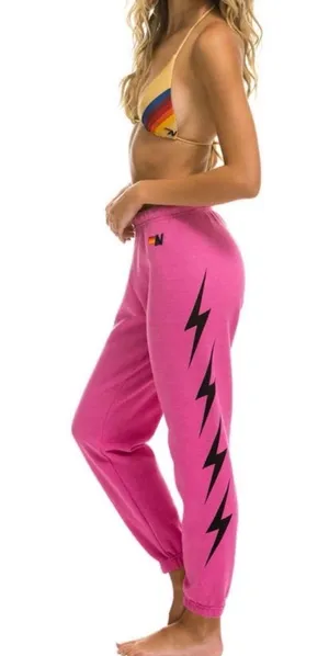 Aviator Nation 4 Bolt Sweatpants Pink thumbnail 1