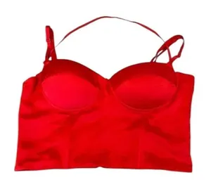 NWT Say what? Red size large zip back adjustable spaghetti strap camisole thumbnail 1