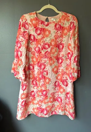 Tyler Böe Silk Floral Print Dress XS thumbnail 1