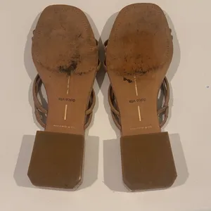 Dolce Vita Women's Beige Strappy Sandals Cafe Leather thumbnail 5