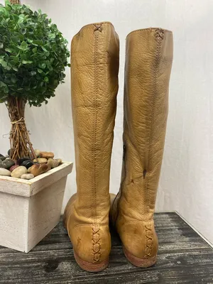 Frye Tan Leather Knee High Boots 7.5 thumbnail 7