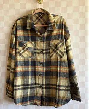 Shaket Flannel Brown Size XXL thumbnail 1