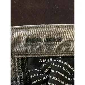 American Eagle Outfitters Mom Jeans Womens 00 Gray Acid Wash Distressed Denim thumbnail 8