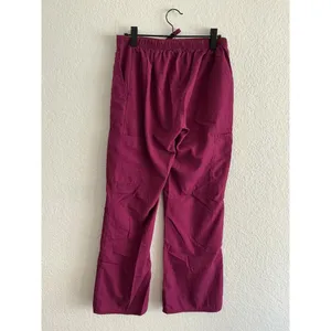 Scrubstar‎ Cargo Scrub Pants XS Wine Burgundy Drawstring Elastic Waist Medical thumbnail 4