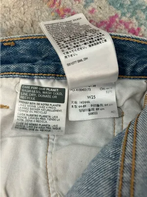 Levi’s 501 Denim Shorts Cut-Off thumbnail 3