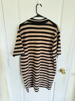 Tuckernuck Pomander Place Rugby Stripe Sweater Collared Dress thumbnail 5