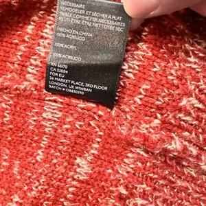 Urban Outfitters‎ Sweater Medium Red Open Front Cardigan Heather Thick Knit thumbnail 8